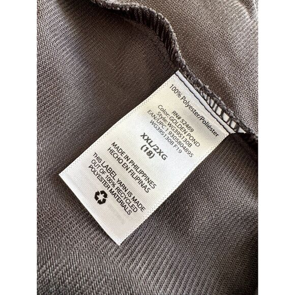 Wonder Nation Black Asymmetrical Zip Moto Biker Jacket size Girls XXL 18 - Picture 5 of 5